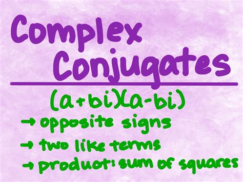 complex conjugates expii