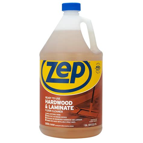 zep  gallon hardwood  laminate floor cleaner zuhlf  home depot