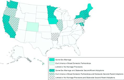 Same Sex Marriage And Adoption Laws In The United States