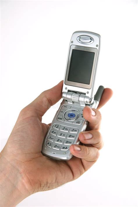 cellular telephone  hand stock image image  male hand