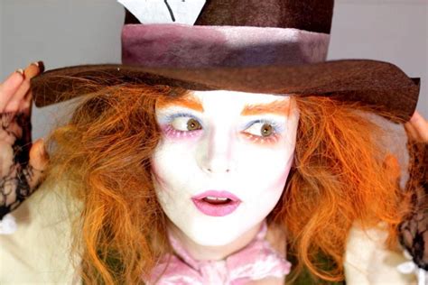 mad hatter   tutorial mad hatter halloween scary face mad