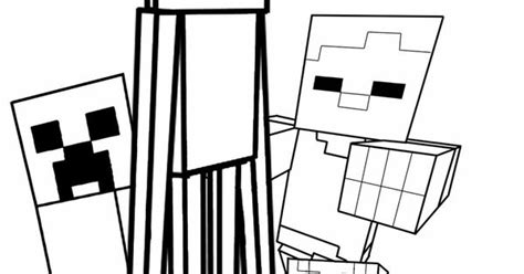 printable minecraft coloring mob minecraft party ideas pinterest