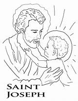 St Coloring Joseph Pages Saint Clipart Catholic Patron Kids Feast Printable Sheets Saints Activities Google Crafts Jesus Dessin Result Drawings sketch template