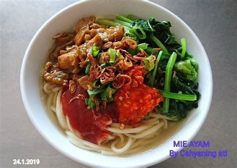 resep mie ayam oleh cahyaning ati cookpad