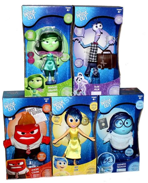 Inside Out Talking Dolls Disgust Anger Joy Sadness Fear