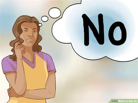 how to say no 10 steps with pictures wikihow