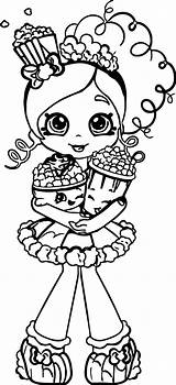 Shopkins Coloring Pages Girls Popcorn People Girl Cartoon Printable Doll Christmas Shopkin Color Sheets Kids Colouring Print Coloringpagesfortoddlers Getcolorings Book sketch template