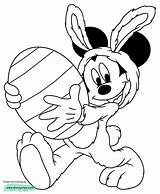 Easter Coloring Mickey Pages Mouse Printable Bunny Disney Minnie Colouring Egg Kids Pdf Print Drawing Disneyclips Ostern Gif Characters Happy sketch template