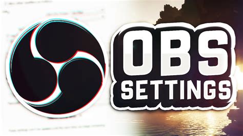 obs settings   computer youtube