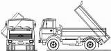 Maz Blueprints 4x2 2007 Heavy Truck sketch template