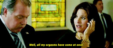 selina meyer orgasm find and share on giphy