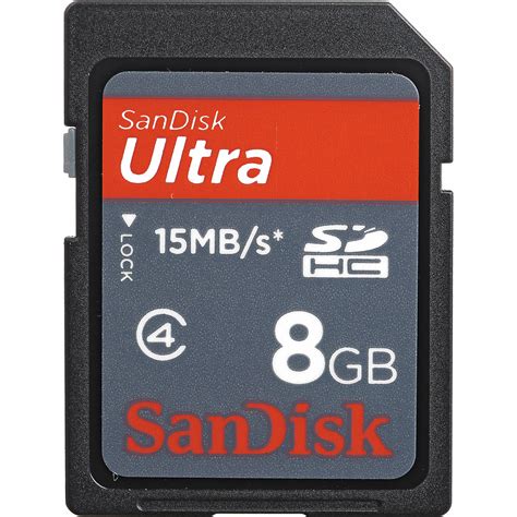 sandisk gb sdhc memory card ultra class  sdsdh   bh