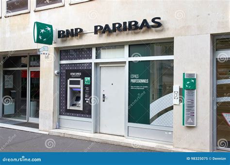 office  bnp paribas bank  paris editorial image image  group global