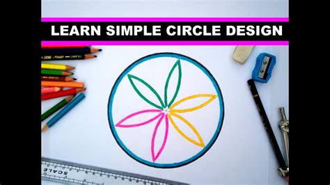 learn simple design  circle youtube