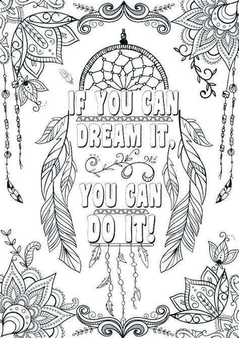 printable quote coloring page coloring home
