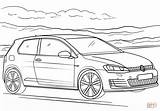 Golf Coloring Volkswagen Gti Pages Vw Ausmalbilder Autos Zum Car Cars Drawing Sports Printable Kostenlos Malvorlage Ausdrucken Print Supercoloring Touareg sketch template