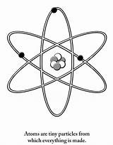Atom Atomo Molecule átomos sketch template