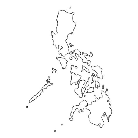 Carte Des îles Philippines Sur Fond Blanc 3330927 Telecharger