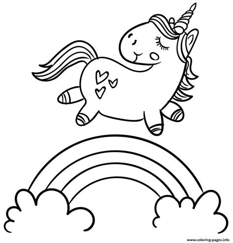 cute unicorn rainbow printable coloring pages