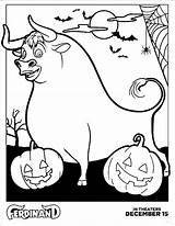 Ferdinand Coloring Pages Printable Movie Sheets Halloween Disney Carving Stencils Pumpkin Color Site sketch template