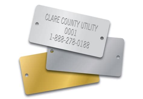 stamped metal tags custom metal tags