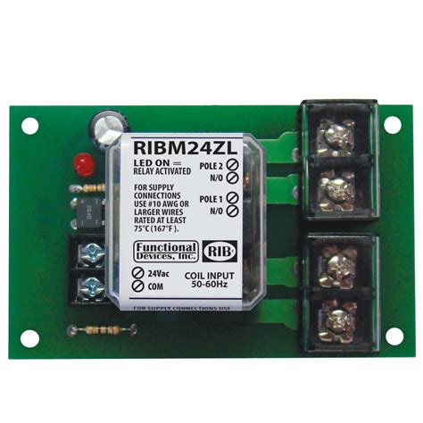 functional devices rib ribmzl panel relay xin amp dpst  vacdc  controls central