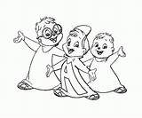 Chipmunks Alvin Chipmunk Ausmalbild Coloringhome sketch template