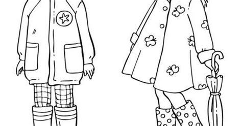 spring clothing colouring page kids spring coloring pinterest