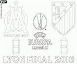 League Uefa Europa Final sketch template