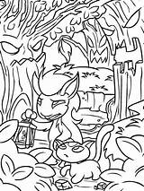 Neopets Coloringpages101 sketch template