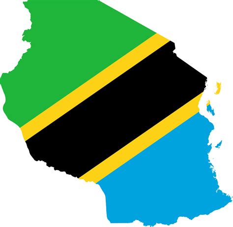 clip art flag map  tanzania drapeau bandiera clipart  clipart