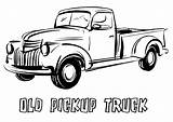 Coloring Truck Trucks Pages Pickup Pick Old Sheet Printable Vintage Chevy Choose Board Coloringpagesfortoddlers Lifted Adult Sketch sketch template