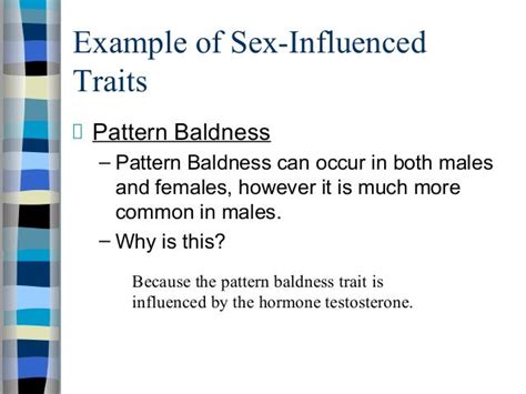 Sex Influenced Traits