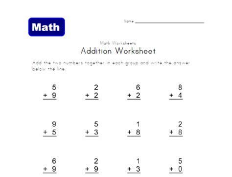 addition  subtraction worksheets st grade mreichert kids worksheets