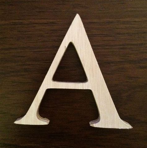 Wood Letters 4 Inch Unfinished Wooden Letter Times New Roman Font