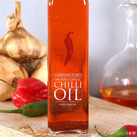 Hot Chilli And Smoked Garlic Oil T By Carrington S
