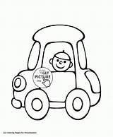 Car Coloring Pages Transportation Preschoolers Cute Small Road Drawing Kids Cars Color Police Truck Printables Getdrawings Getcolorings Winding Transport Book sketch template