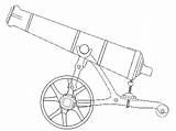 Cannon Drawing War Civil Old Clipart Gun Getdrawings Webstockreview sketch template