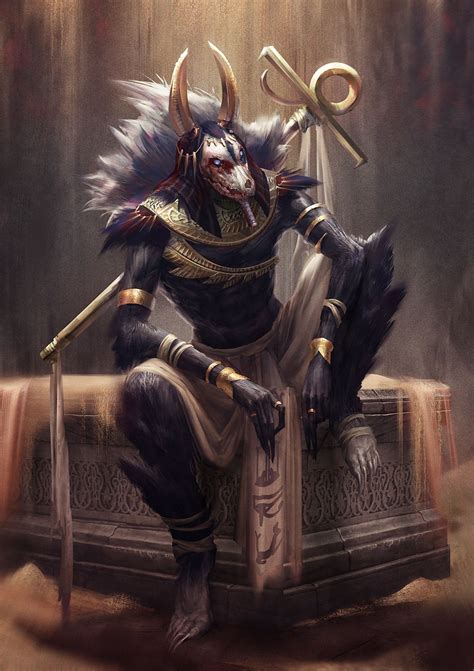 artstation anubis yefim kligerman anubis egyptian gods ancient