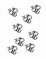 Bees Bumble Abeja Abejas Tatuaje Abejorro sketch template