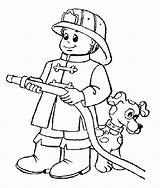 Coloring Fire Station Pages Getdrawings Fireman Book sketch template