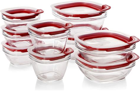 Rubbermaid Easy Find Lids Glass Food Storage Container 18