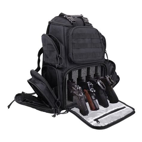 gun range backpack tactical shooting bag pistol 1911 handgun firearm