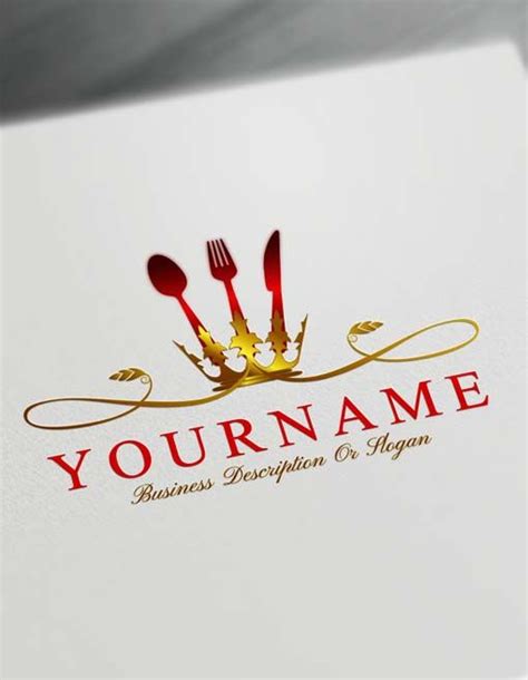 luxurious restaurant logo maker  build catering logo design catering logo logo