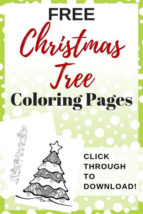 printable christmas tree coloring pages christmas tree coloring
