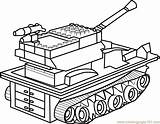 Tank Coloring Lego Pages Drawing Abrams M1 Tanks Military Sherman Getdrawings Coloringpages101 sketch template