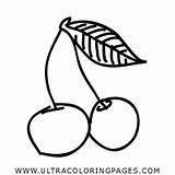 Cherries Coloring Pages sketch template