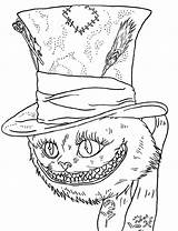 Cat Cheshire Coloring Pages K5 Worksheets K5worksheets sketch template