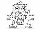 Terraria Coloring Pages Golem Draw Drawing Template sketch template