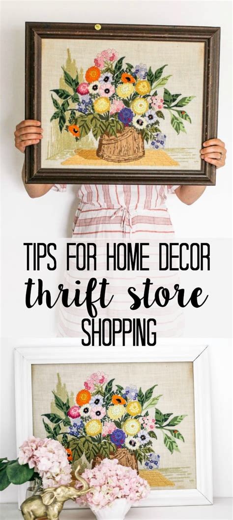 thrift store home decor shopping tips  home  ashley